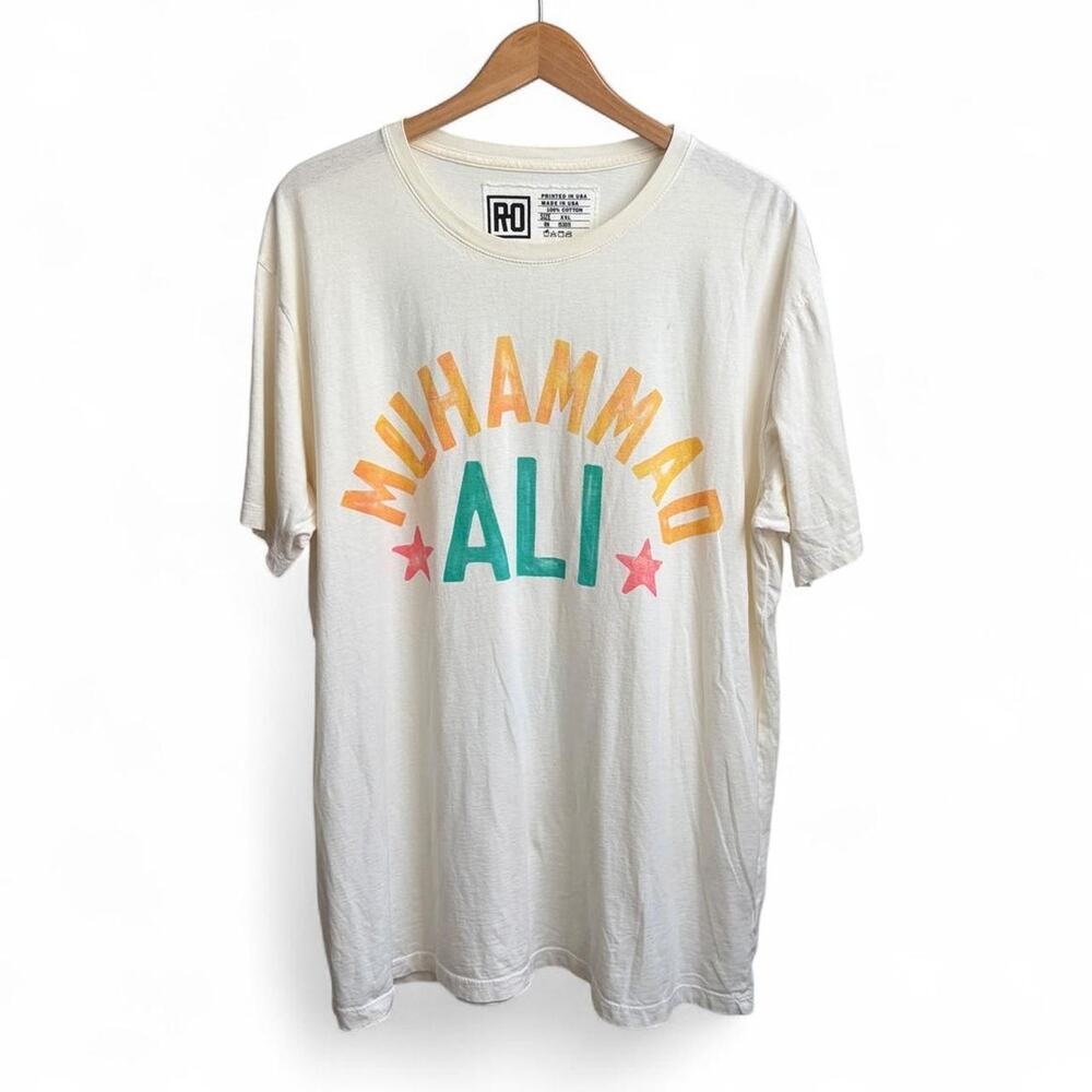 Roots of Fight Muhammad Ali Zaire Africa Tee Boxing Men’s 2XL Streetwear